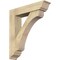 Ekena Millwork Legacy Traditional Rough Sawn Bracket w/ Offset Brace, Douglas Fir, 8"W x 36"D x 40"H BKT0806X36X40LEC01RDF - alternate 1